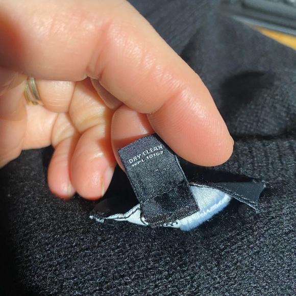 AQUA Cashmere Half Sleeve Black Babydoll Dress Womens XS - Picture 6 of 7